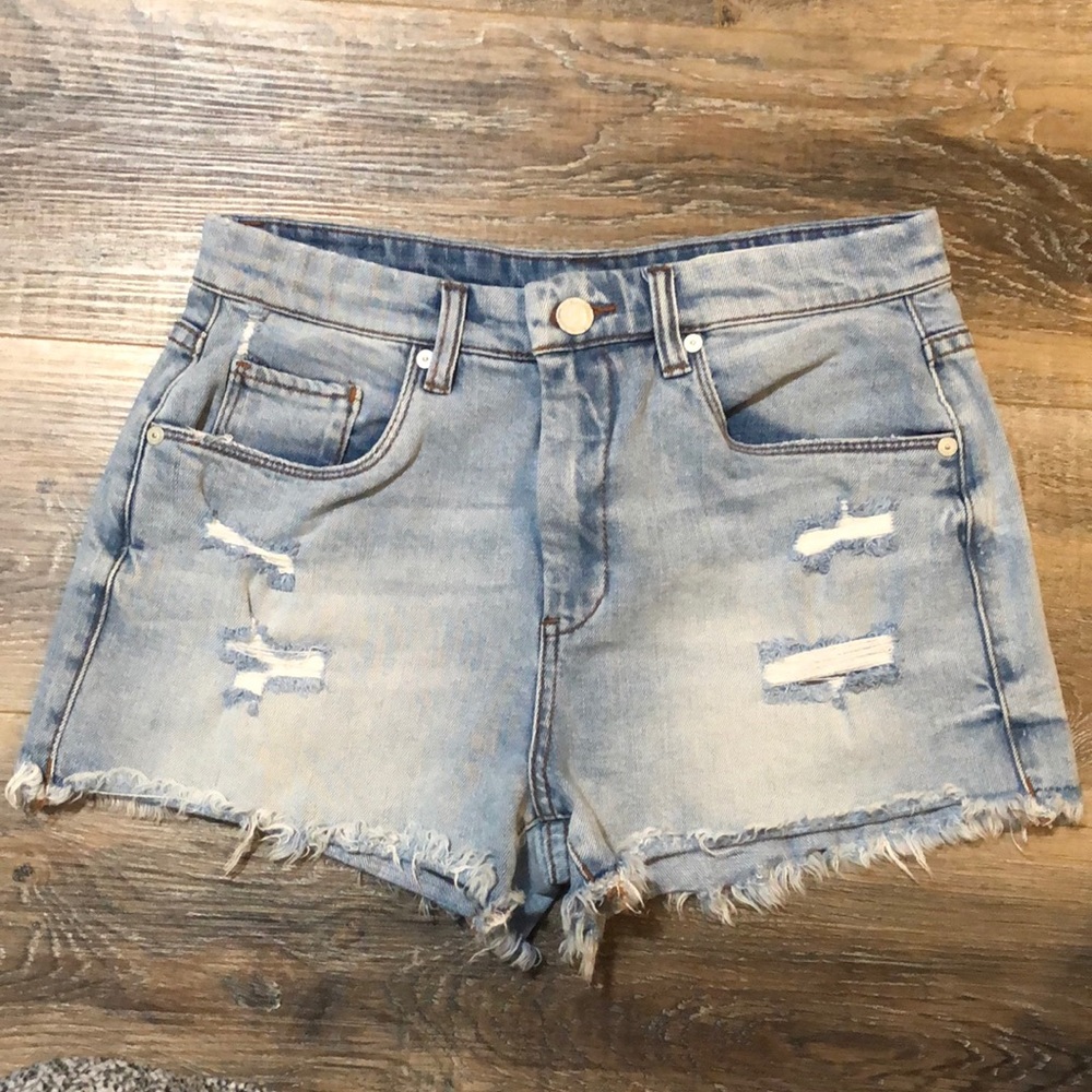 Blank NYC High Waisted Wedge Shorts Sz 28